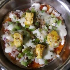 A picture of #મીની પીઝા.