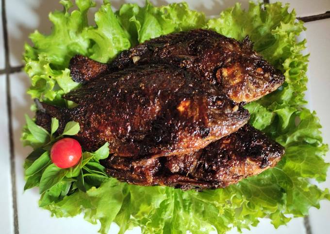 Easiest Way to Make Appetizing Ikan Nila Bakar Grill Pan