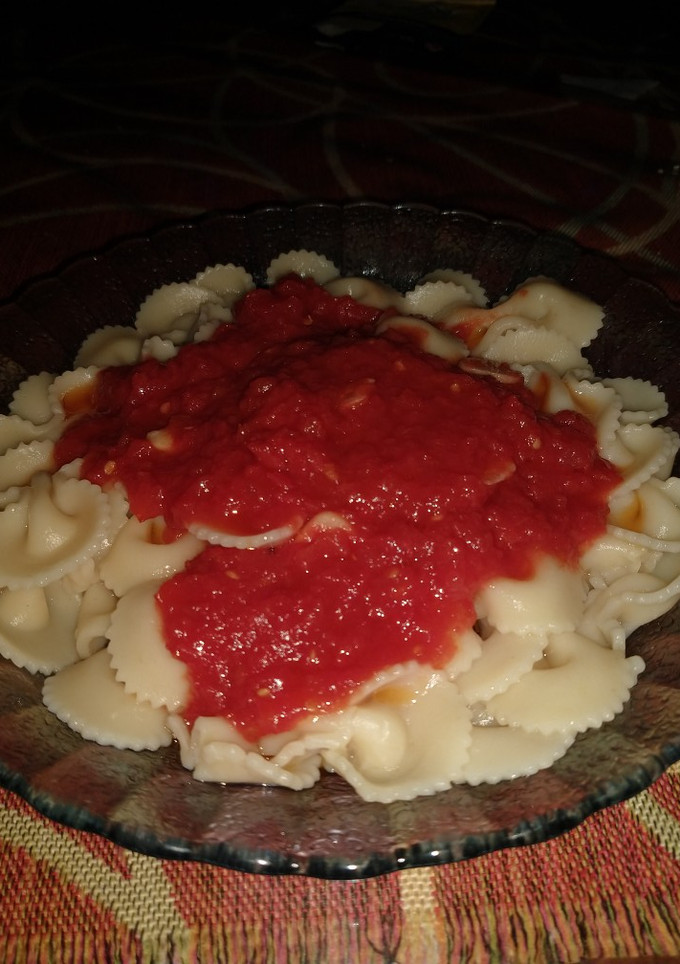 Una foto de Fideos con Salsa Dulce