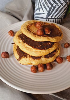 Une photo de Pancakes à la compote