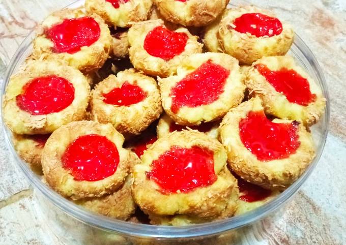 Thumb print cookies super renyah dan lembut