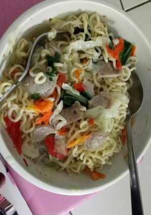 Foto resep Mie kuah pedas membludakkk