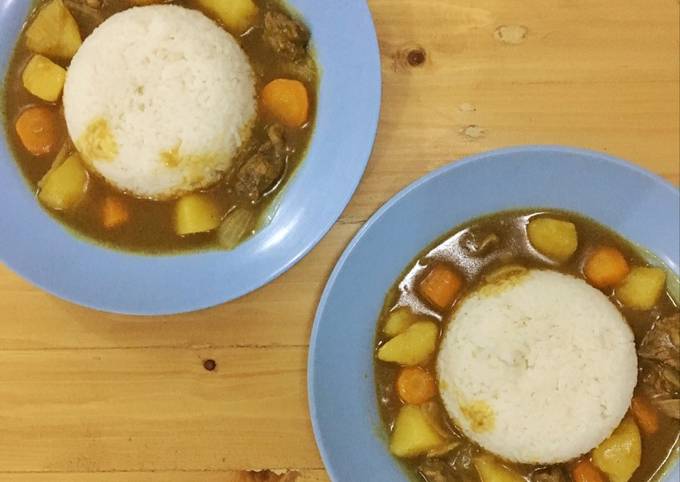 Resep Nasi Kari Ala Jepang Bumbu Instan Oleh Adisti Astarina Cookpad