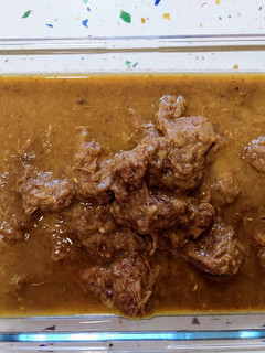Una foto de Ternera al curry con pasas
