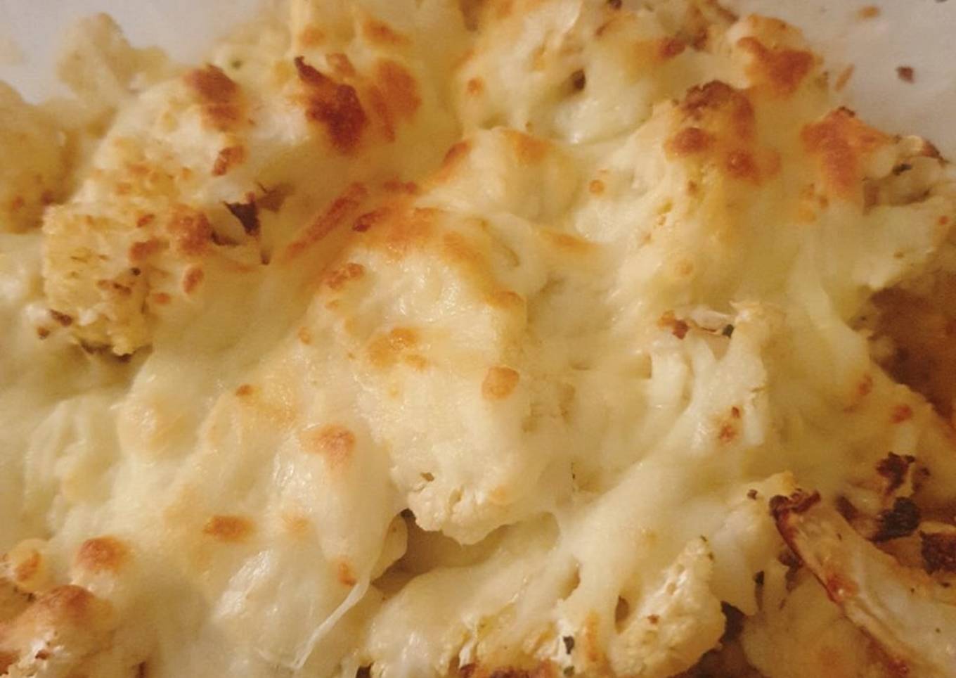 Air Fried Cauliflower Cheese