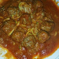 A picture of "Spaghetti" and Meatballs.