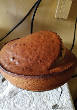 A picture of Vinegar Cake.