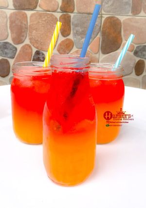 A picture of Sunset mocktail.