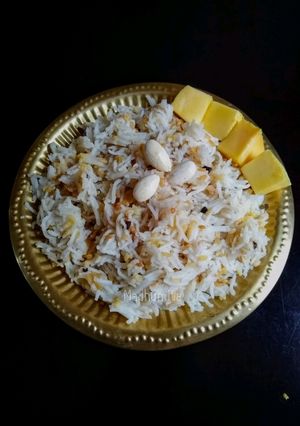 A picture of Pongal Sweet Rice.