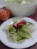 Ensalada tibia de Radicheta y manzanas