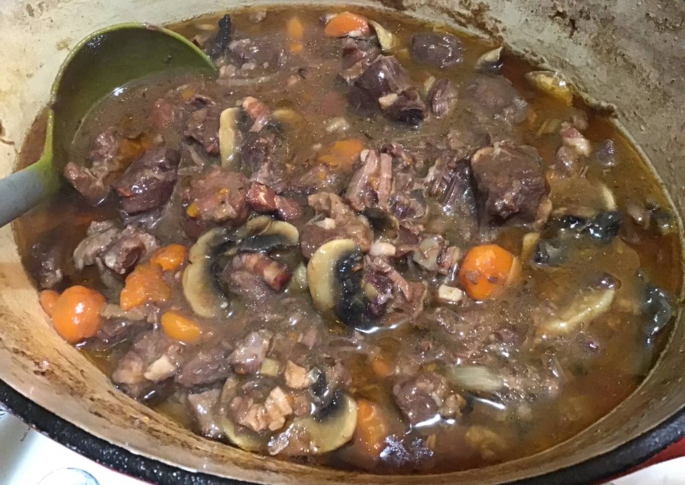 Bœuf bourguignon à ma façon