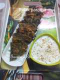 Palak paratha bites