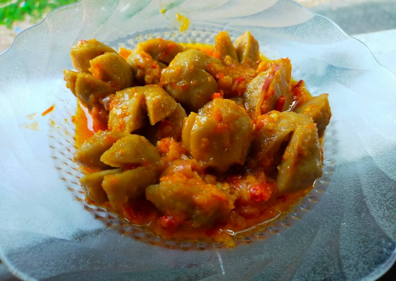 Bakso oseng mercon