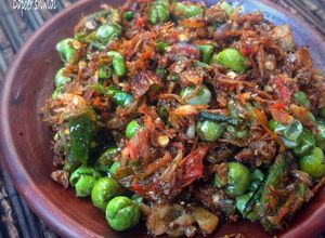 Foto resep Sambal hijau terong pokak dan teri