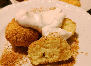 Vegán túrógombóc / kölesgombóc recept fotója