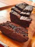 Budín de harina de avena tipo brownie sin manteca, húmedo y chocolatoso 😋