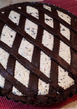 Csokoládés-tehéntúrós pite recept fotója