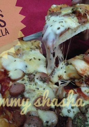 Foto resep Pizza sosis mozarella