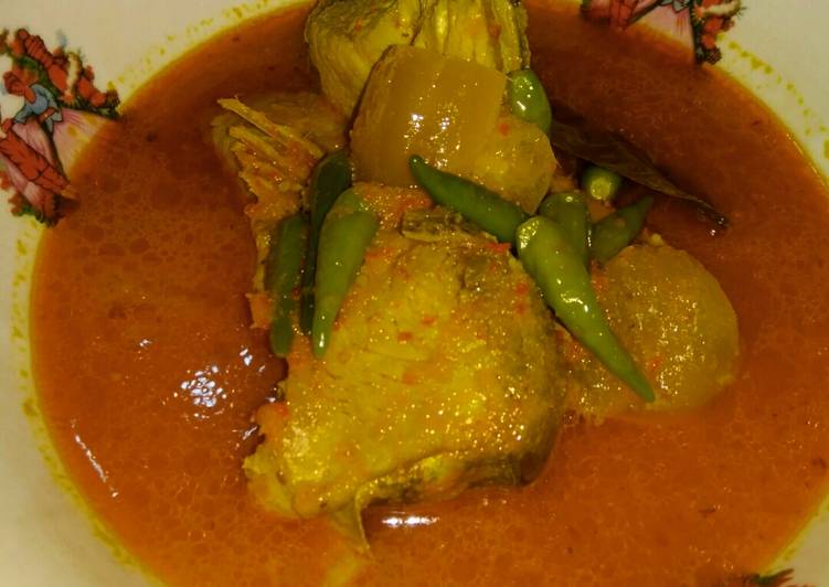 Cara buat Asam padeh ikan tuna yang nikmat Untuk Jualan