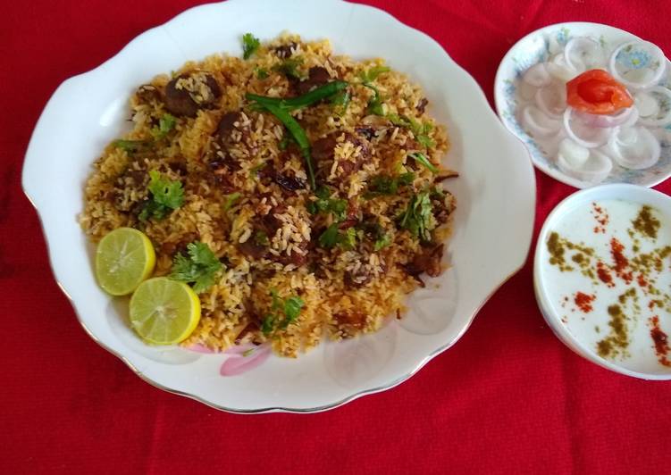 Hyderabadi mutton dum biryani