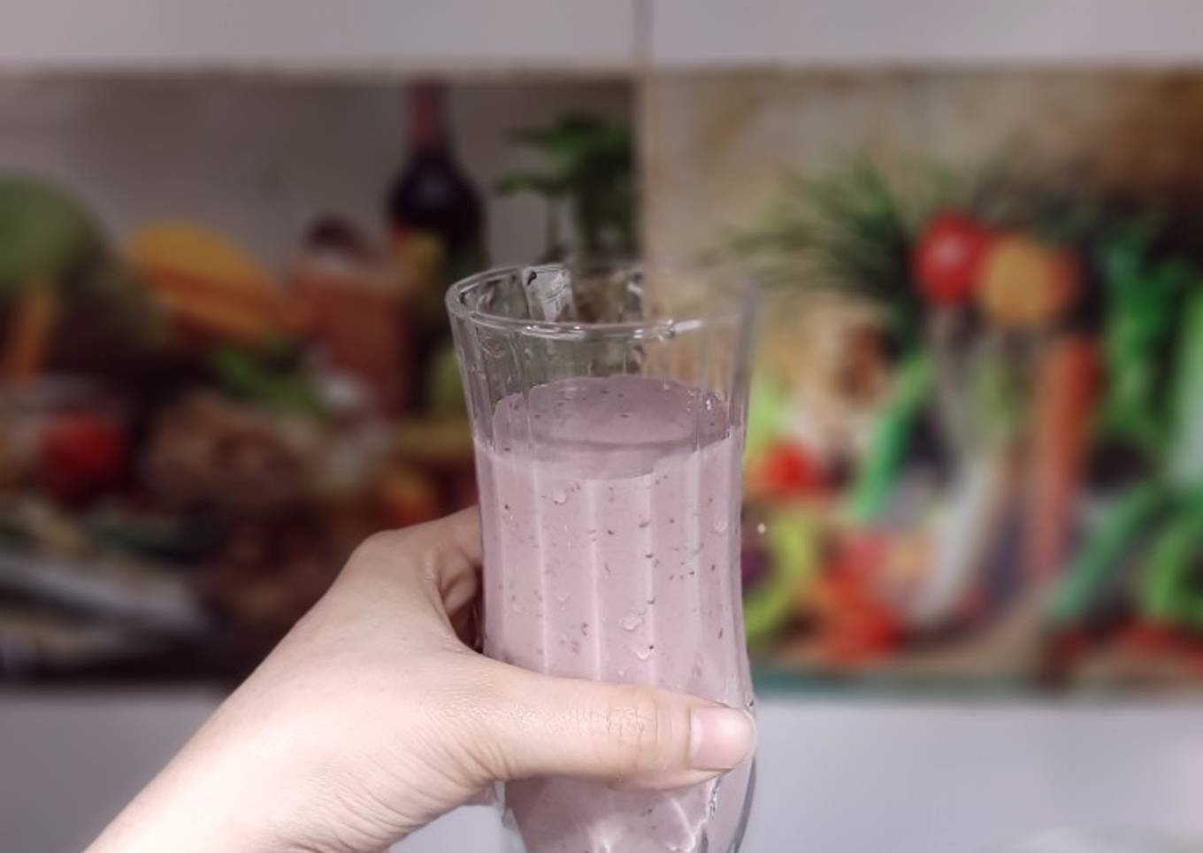 Strawberry n yogurt smoothie