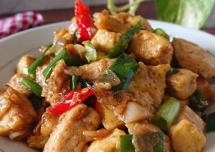 Tahu Telur Saos Tiram