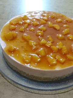 Una foto de Cheesecake de Durazno (sin horno)