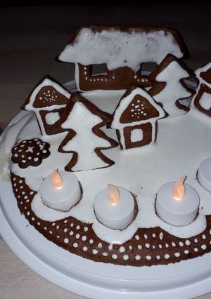 Mézeskalács koszorú recept fotója