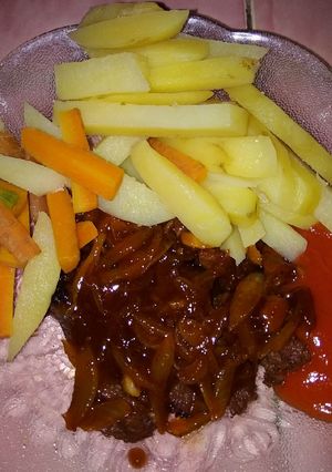 Foto resep Steak daging kambing