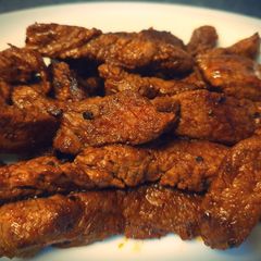 Seasoned Steak Strips A picture of Seasoned Steak Strips.