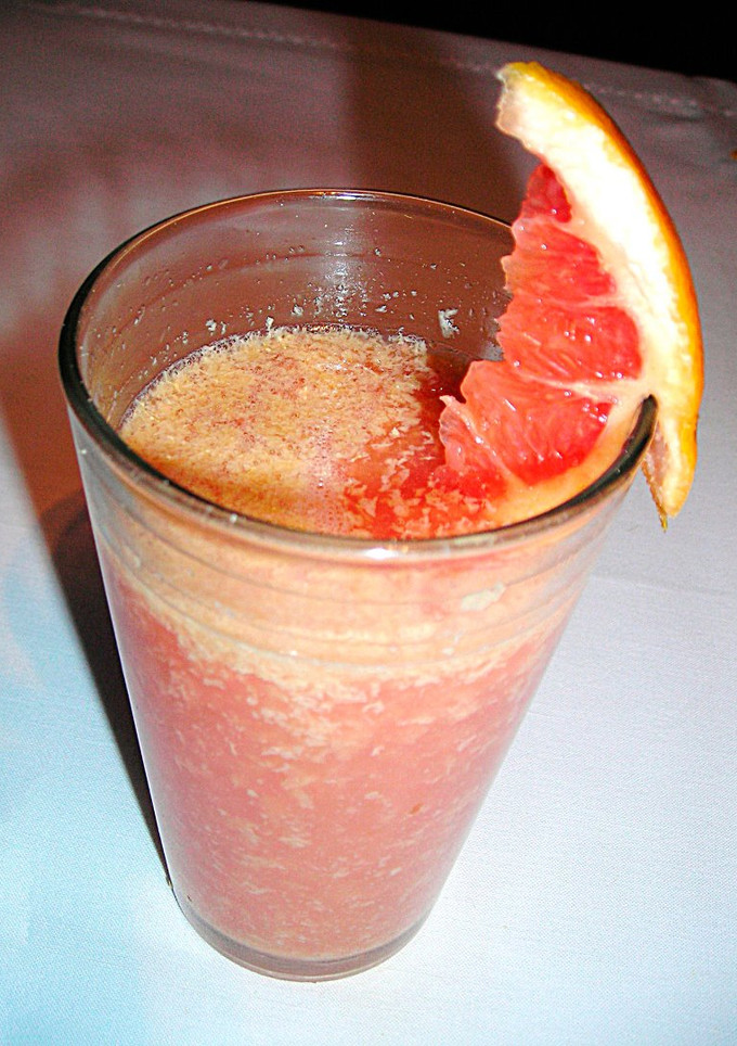 Una foto de Licuado de pomelo con levadura de cerveza