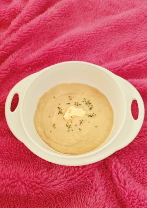 Foto resep Bubur kentang kare daging sapi (mpasi 6m4d)