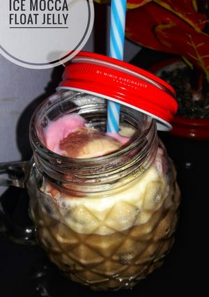 Foto resep Ice mocca float jelly rumahan