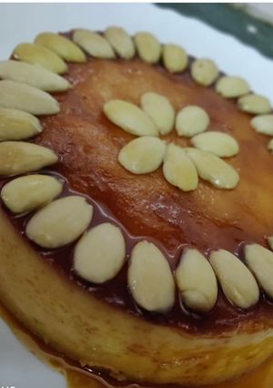 A picture of Caramel pudding.