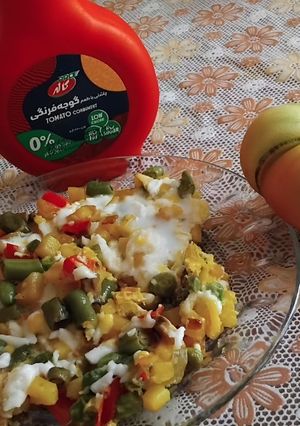 عکسی از دستور کتلت لوبیا سبز