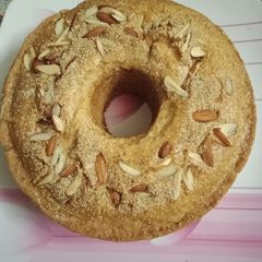 A picture of Donut cake.