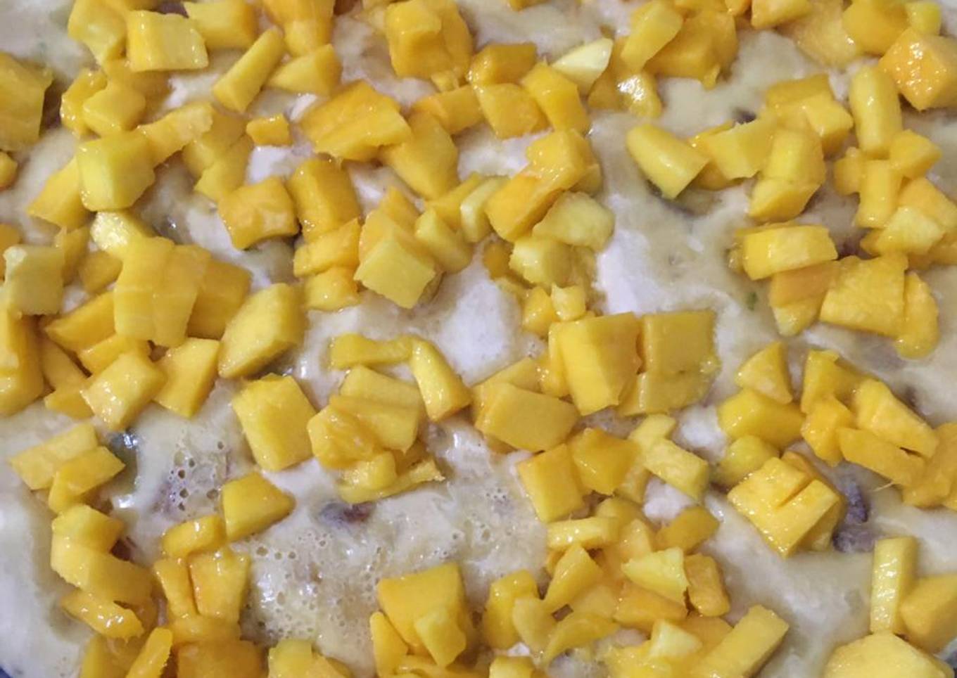 Rabrri sivayan with mango chunks