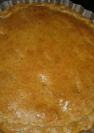 Una foto de Tarta de zapallitos c/masa integral