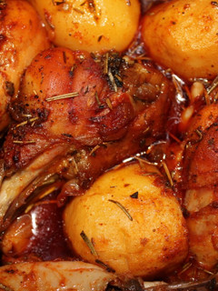 A picture of Super Lazy Chicken and Potato Roast.
