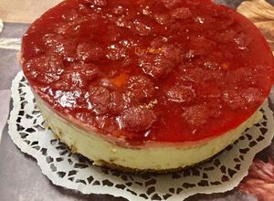 Foto resep STRAWBERRY CHEESECAKE 🍓Unbake