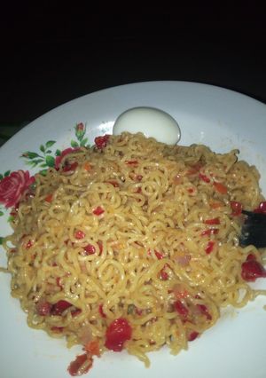 A picture of Peppered noodles.