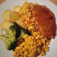 A picture of Vickys Honey & Garlic Pork, GF DF EF SF NF.