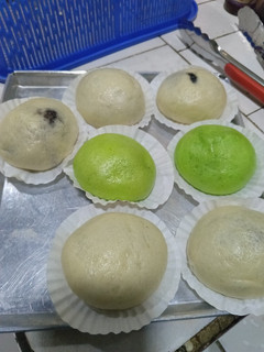 Foto resep Bakpao cokelat & srikaya pandan