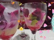 Gambar es buah sirup skm