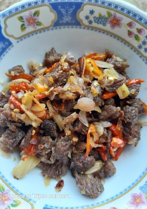 Foto resep Tumis daging sapi pedas anti ribet