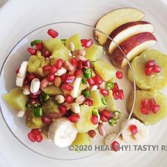 A picture of Sweet potato chaat.