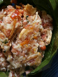 Foto resep Nasi bakar ayam teri kemangi sedeeep