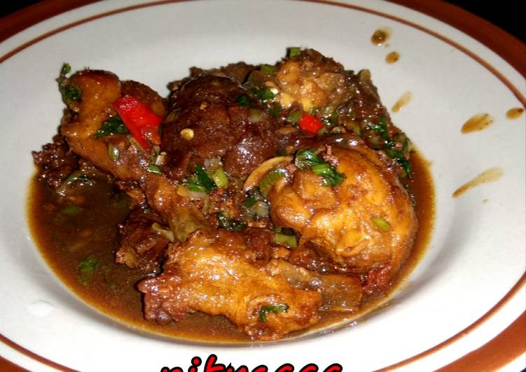 Resep Ayam goreng saos tiram yang Enak Banget