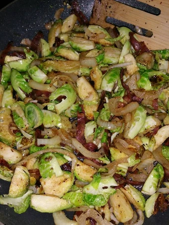 Recipe Sautéed Brussels Sprouts which Delicious