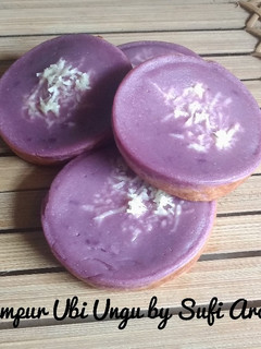 Foto resep Kue lumpur ubi ungu lembut dan lumer